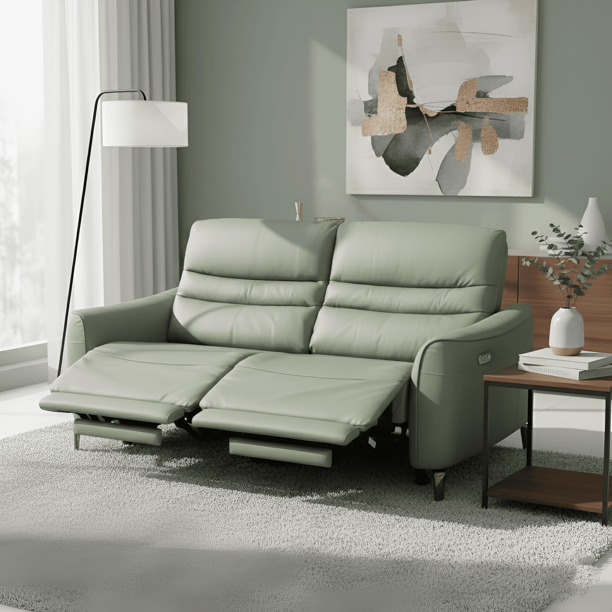 Valora 3 Seater Sofa [Artificial Leather] thumbnail 1