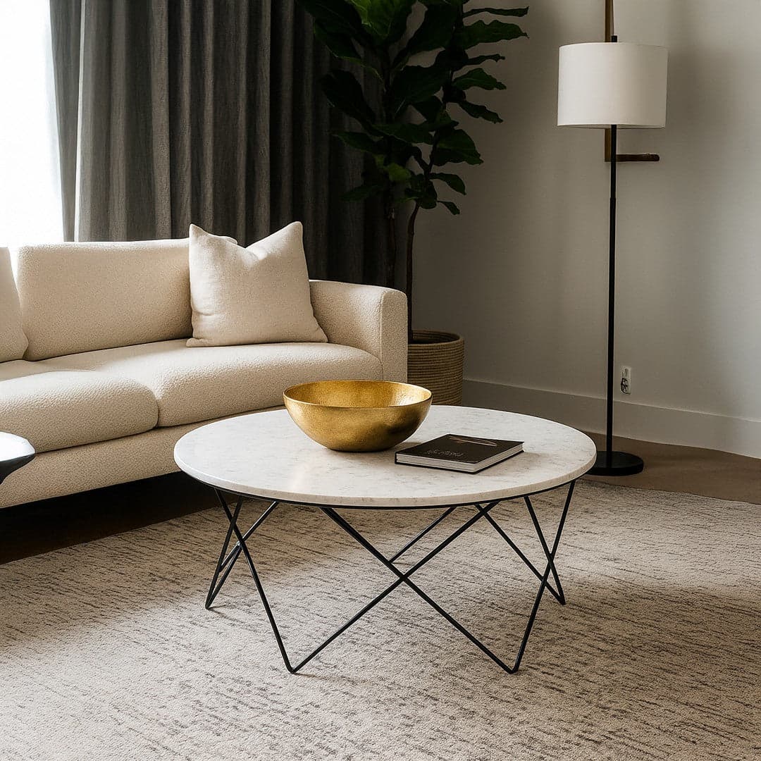Solid Mango Wood Coffee Table — Luxury Modern Furniture by LOG