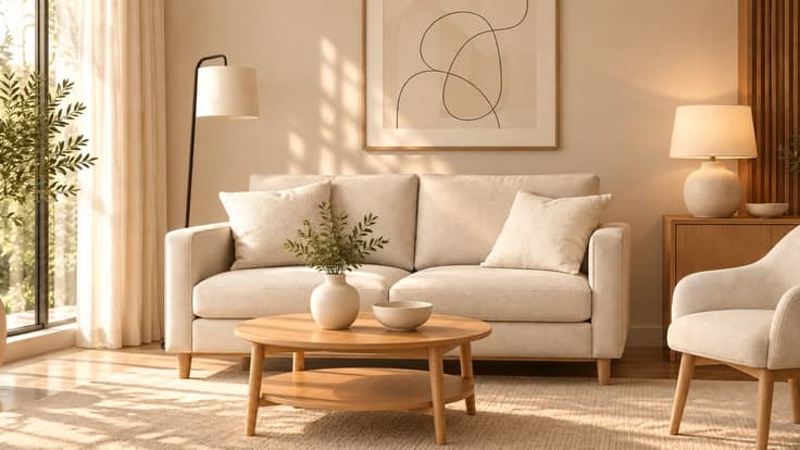Nordic Minimalist Living Room